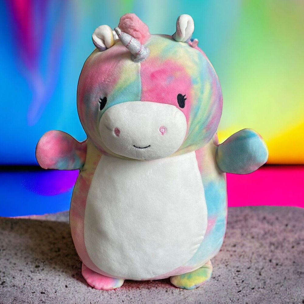 SQUISHMALLOW Unicorn Bevalee Hug Mees 16” Plush Animal 2021 KELLYTOY